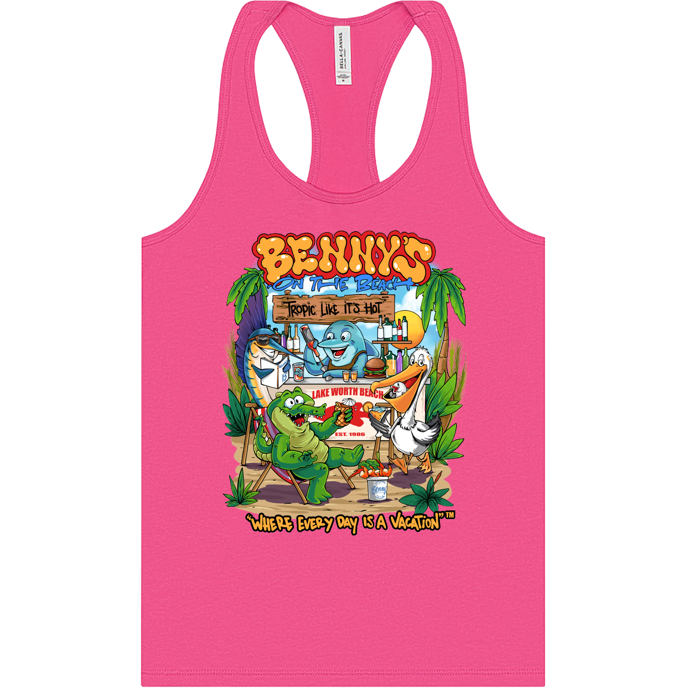 Tropic Like It's Hot Racerback Tank - Women's