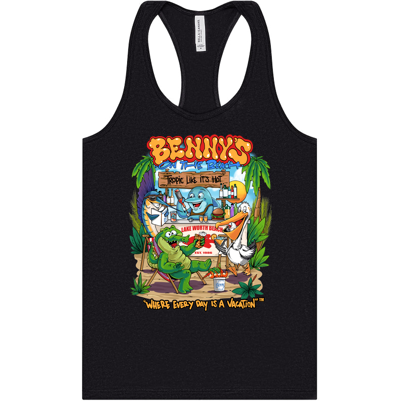 Tropic Like It's Hot Racerback Tank - Women's