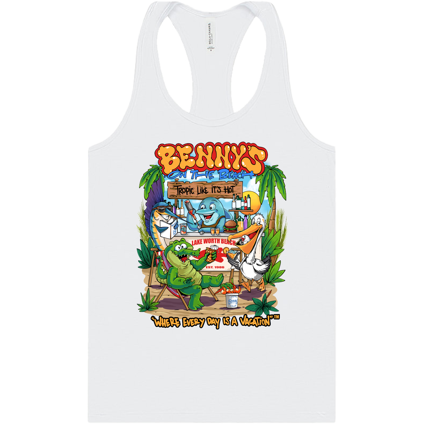 Tropic Like It's Hot Racerback Tank - Women's