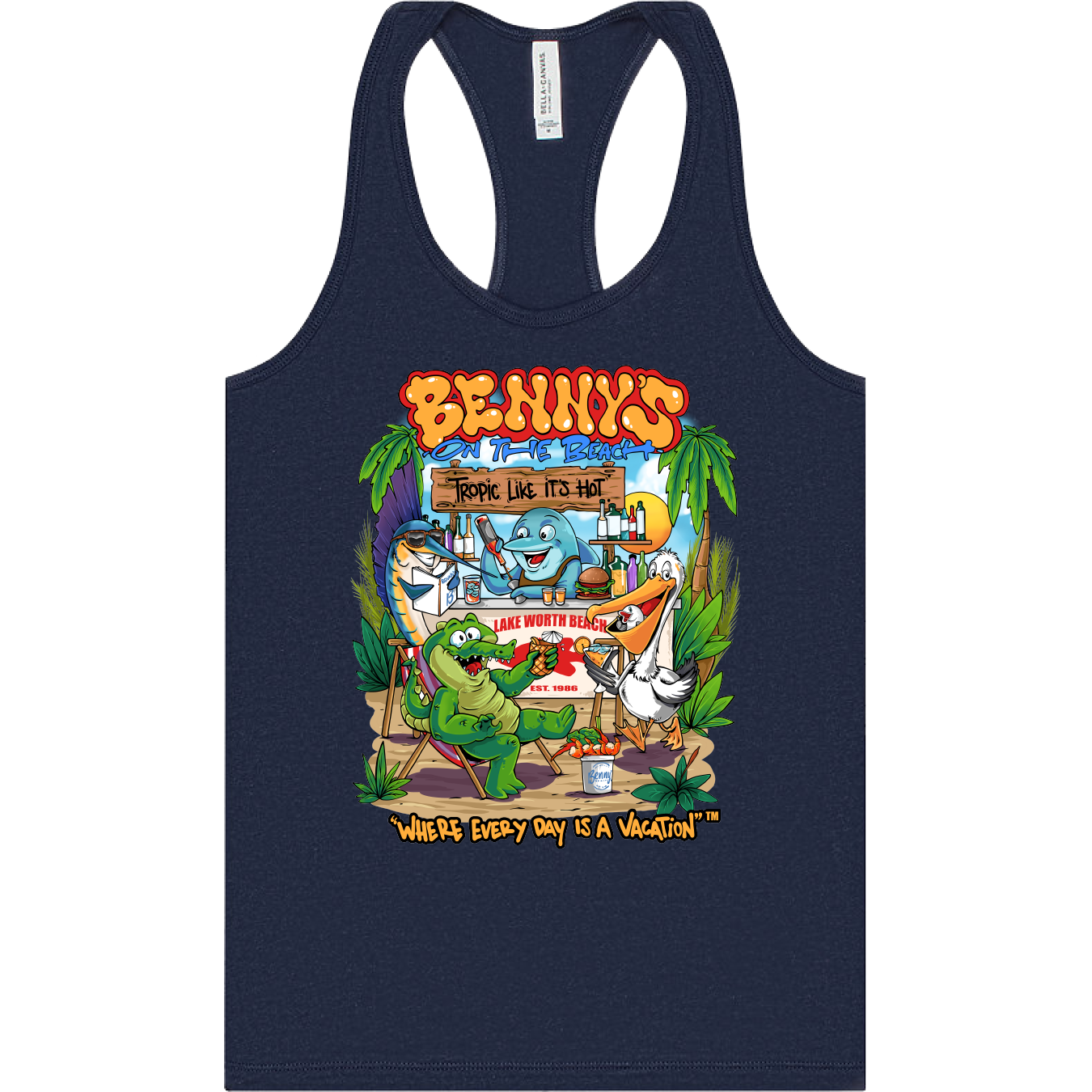 Tropic Like It's Hot Racerback Tank - Women's