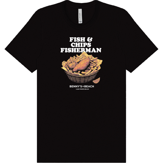 Fish & Chips Fisherman T-Shirt - Unisex