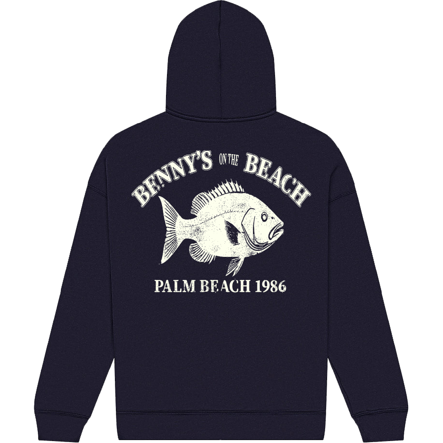 Fish Zip-Up Hooded Sweatshirt - Unisex