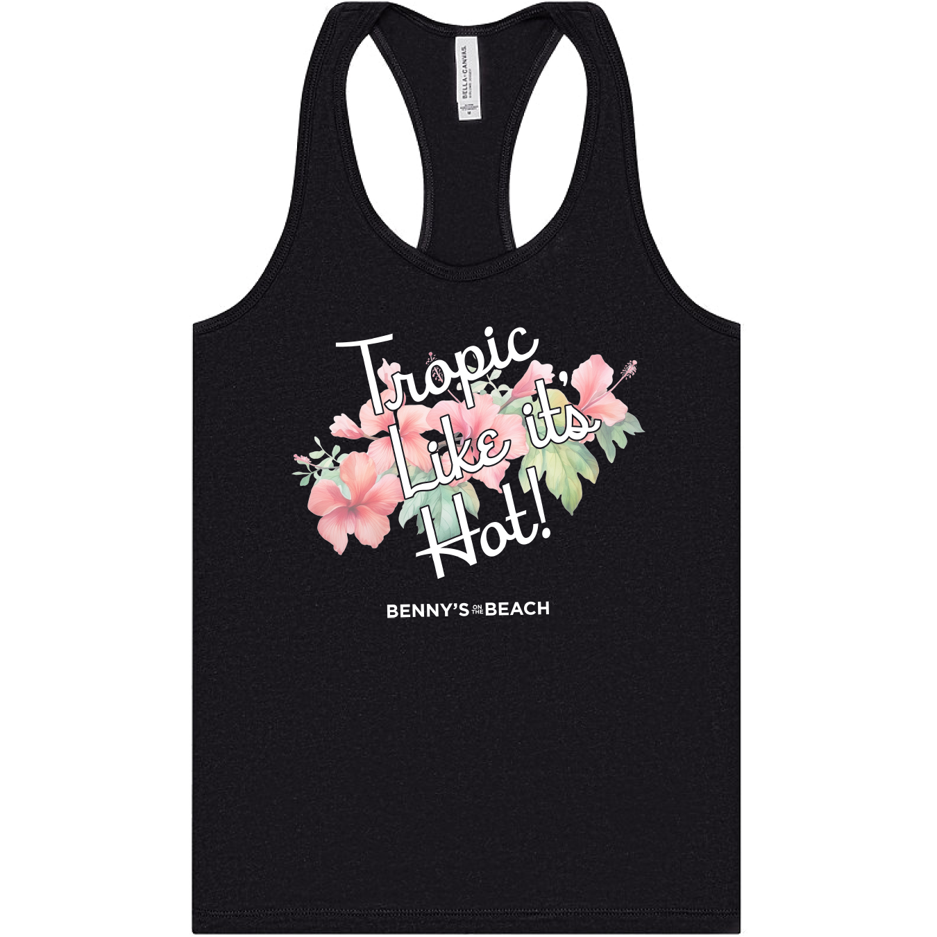 Tropic Flower Racerback Tank Top - Women's
