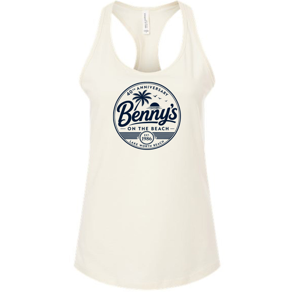 Benny's 40th Anniversary Racerback Tank - Women's