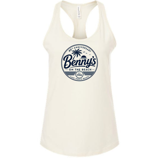 Benny's 40th Anniversary Racerback Tank - Women's